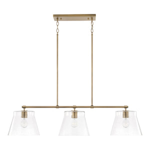Capital Lighting - 846931AD - Three Light Island Pendant - Baker - Aged Brass