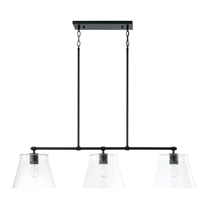 Capital Lighting - 846931MB - Three Light Island Pendant - Baker - Matte Black