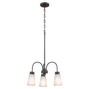 Kichler - 52442OZ - Three Light Chandelier - Erma - Olde Bronze