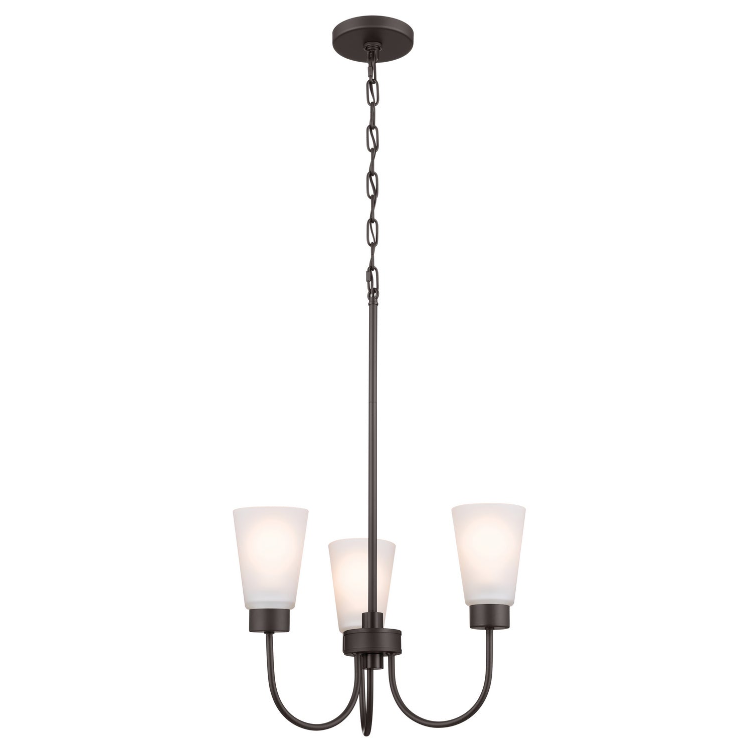 Kichler - 52442OZ - Three Light Chandelier - Erma - Olde Bronze