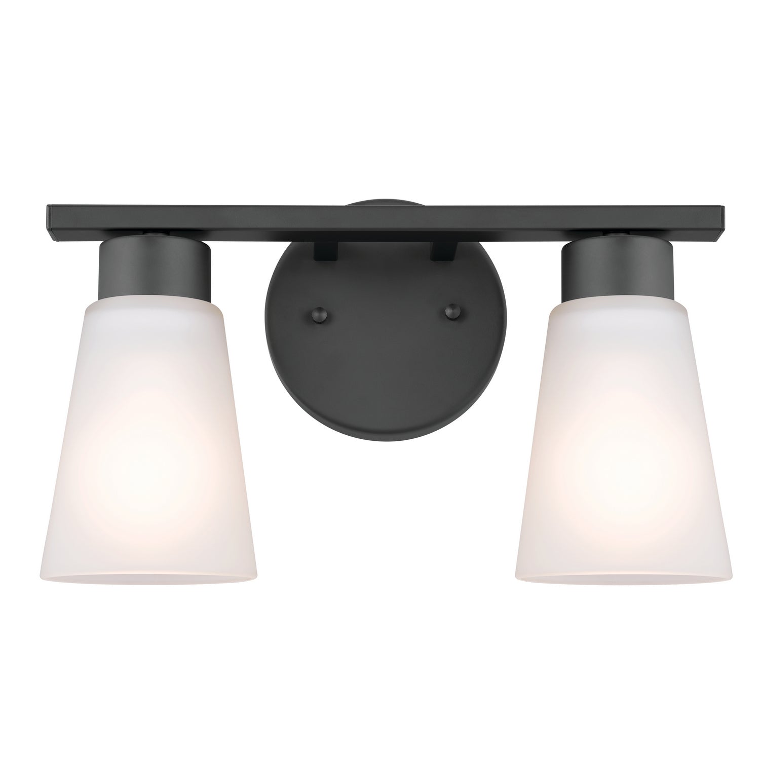 Kichler - 55120BK - Two Light Bath - Stamos - Black