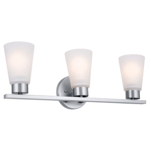 Kichler - 55121NI - Three Light Bath - Stamos - Brushed Nickel