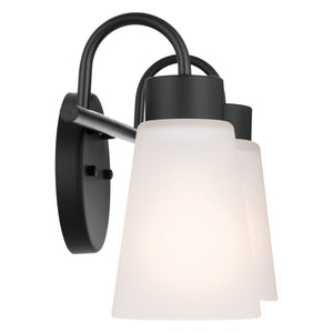 Kichler - 55125BK - Two Light Bath - Erma - Black