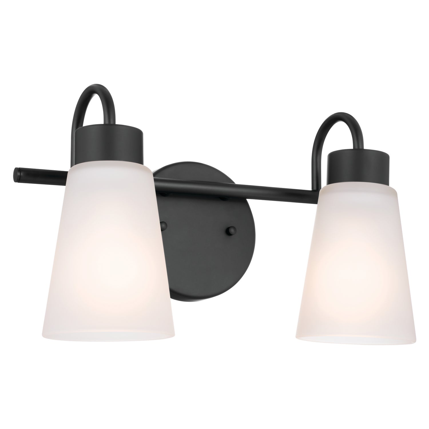 Kichler - 55125BK - Two Light Bath - Erma - Black