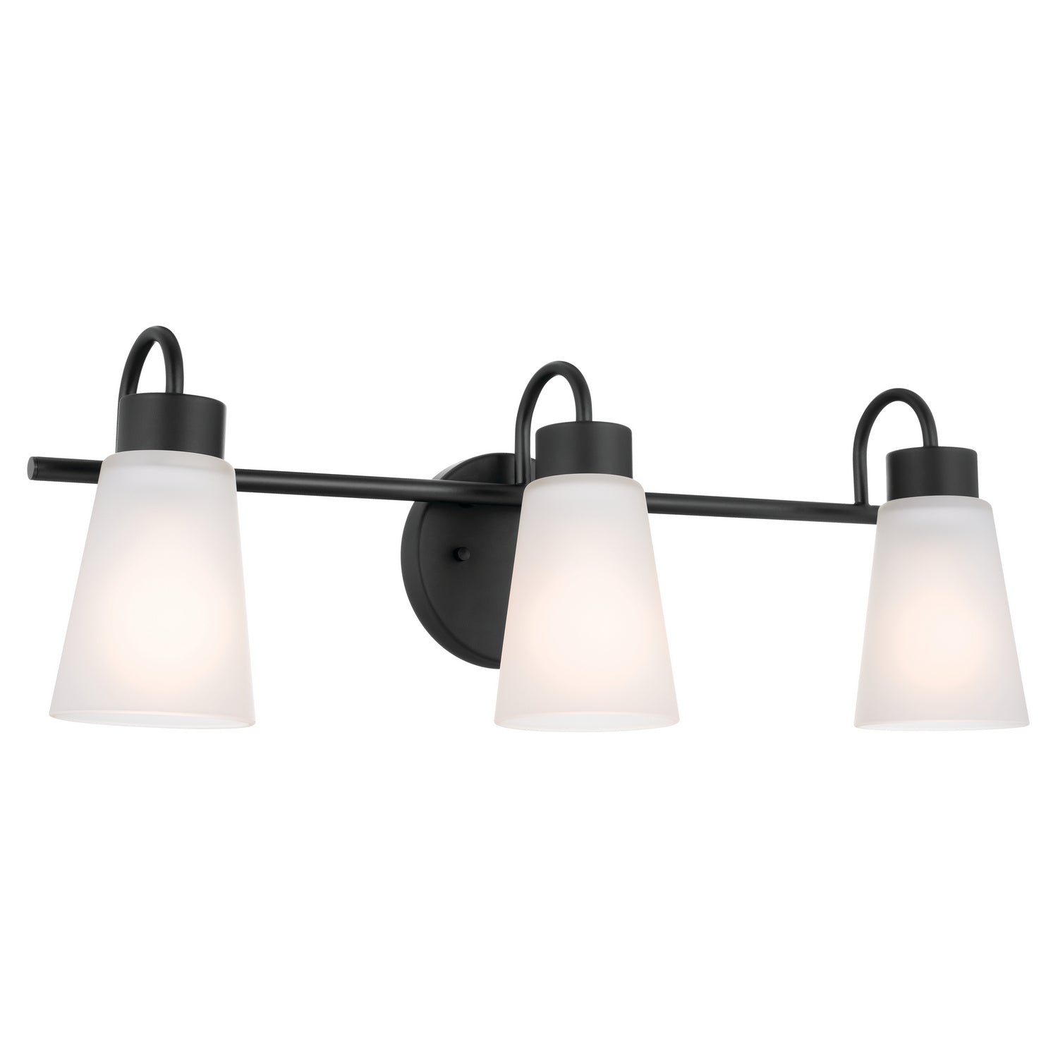 Kichler - 55126BK - Three Light Bath - Erma - Black