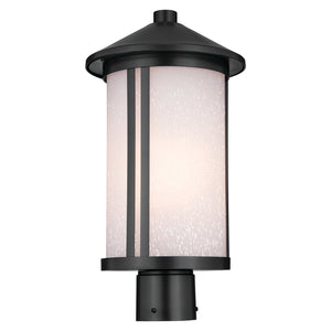 Kichler - 59101BK - One Light Outdoor Post Lantern - Lombard - Black