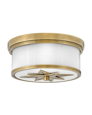 Hinkley - 42801HB - LED Flush Mount - Montrose - Heritage Brass