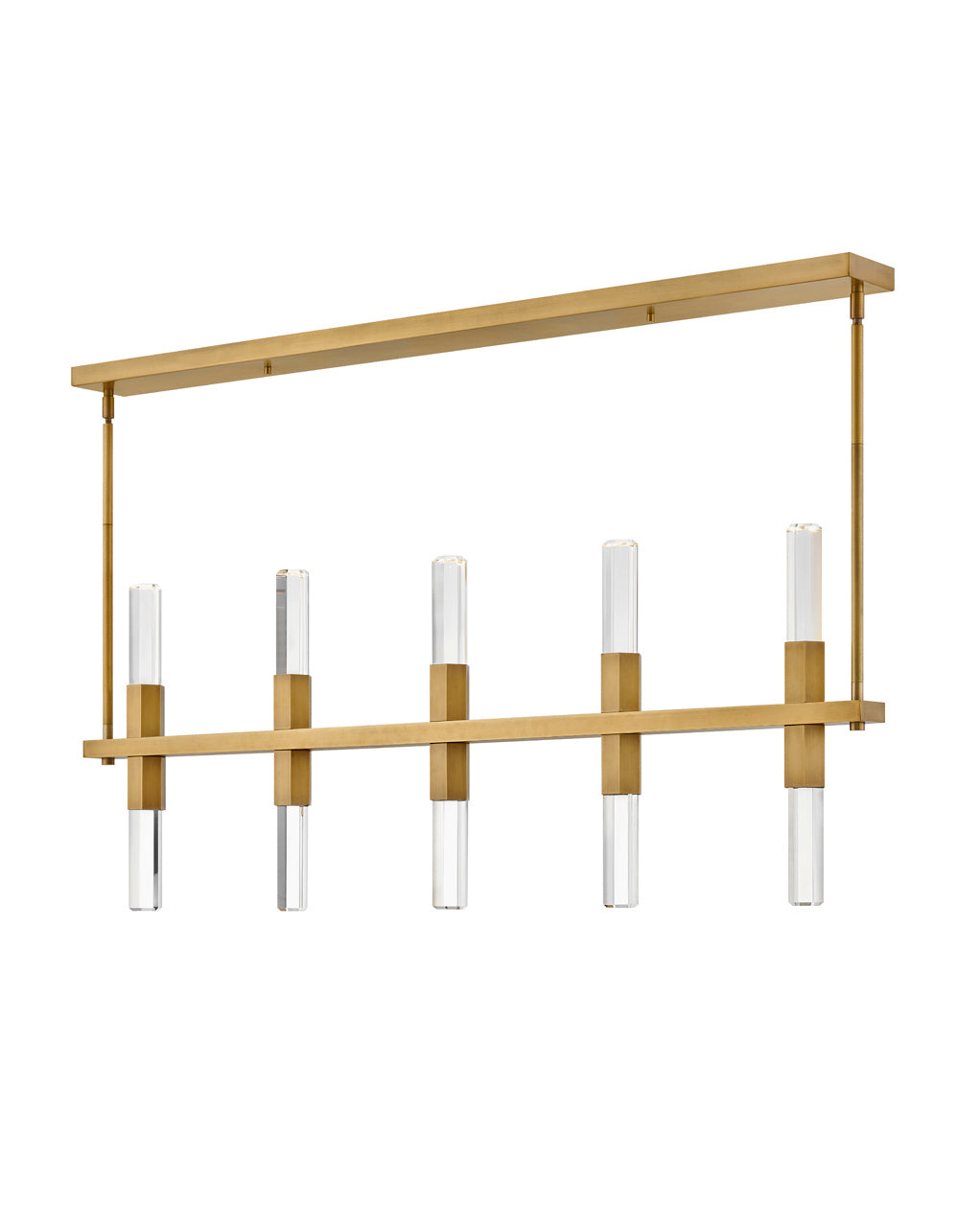 Fredrick Ramond - FR30608HBR - LED Linear Pendant - Cecily - Heritage Brass