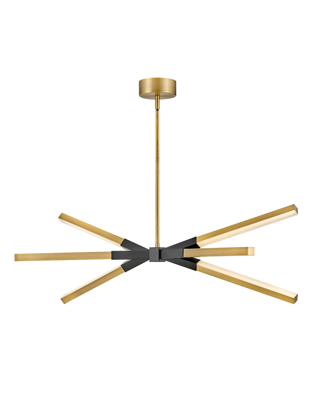 Fredrick Ramond - FR30618LCB - LED Linear Pendant - Rae - Lacquered Brass