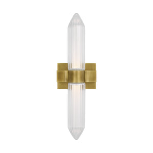 Visual Comfort Modern - 700BCLGSN23BR-LED927-277 - LED Bath Sconce - Langston - Plated Brass