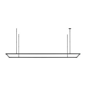 Visual Comfort Modern - 700LSSTG84B-LED927 - LED Linear Suspension - Stagger - Nightshade Black