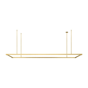 Visual Comfort Modern - 700LSSTG84NB-LED927 - LED Linear Suspension - Stagger - Natural Brass