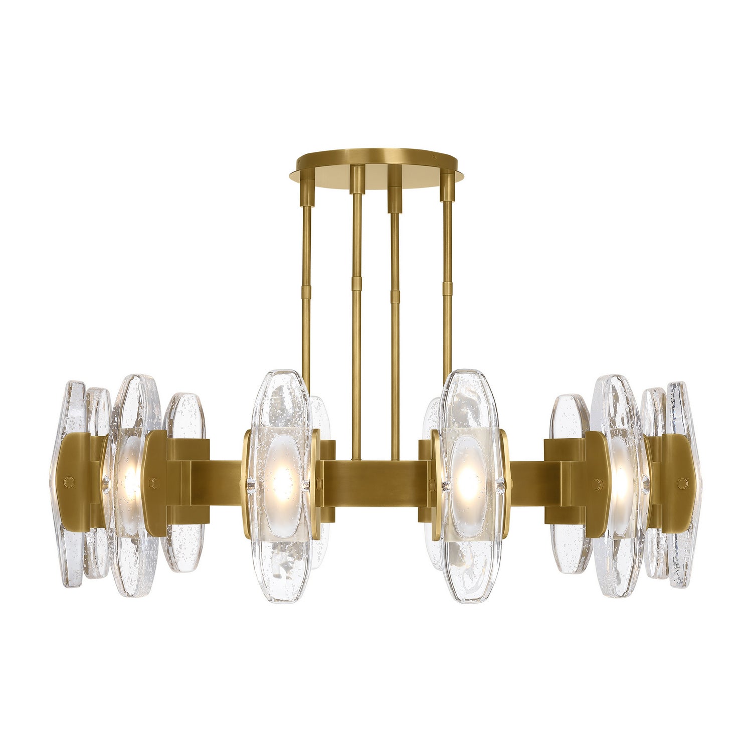 Visual Comfort Modern - 700WYT12BR-LED927 - LED Chandelier - Wythe - Plated Brass