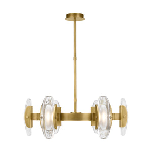 Visual Comfort Modern - 700WYT6MBR-LED927 - LED Chandelier - Wythe - Plated Brass