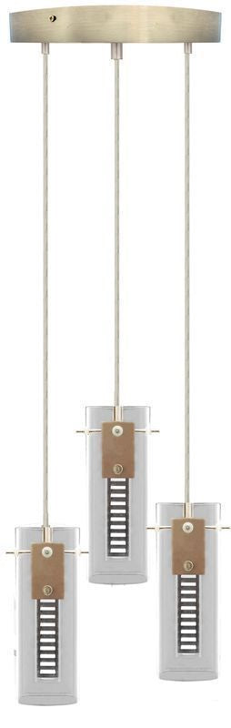 Westgate - LCFH-3LR-MCT5 - LED Pendant - Brushed-Nickel