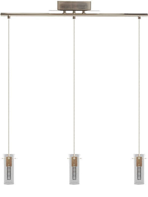 Westgate - LCFH-3LS-MCT5 - LED Pendant - Brushed-Nickel