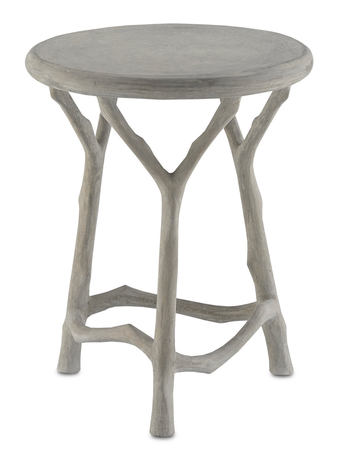 Currey and Company - 2000-0020 - Table/Stool - Hidcote - Portland/Faux Bois