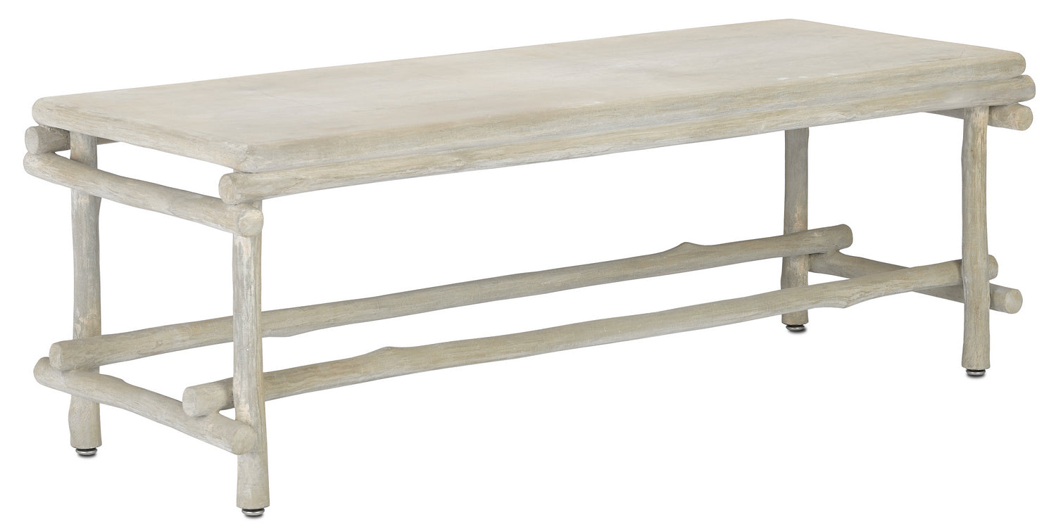 Currey and Company - 2000-0027 - Table/Bench - Luzon - Portland/Faux Bois