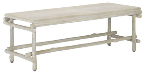 Currey and Company - 2000-0027 - Table/Bench - Luzon - Portland/Faux Bois