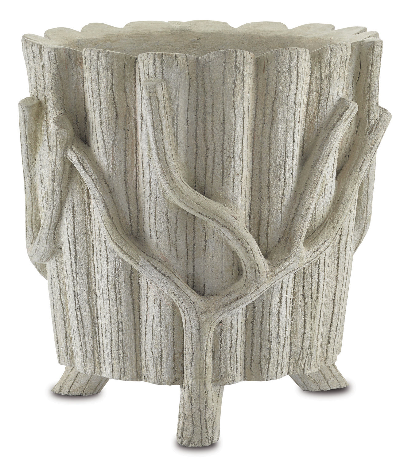 Currey and Company - 2200-0002 - Planter - Faux Bois - Portland/Faux Bois