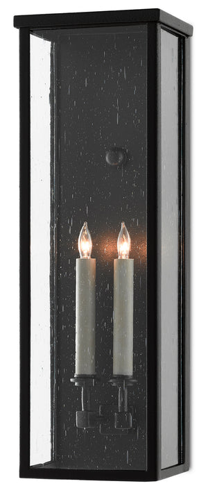 Currey and Company - 5500-0038 - Two Light Wall Sconce - Tanzy - Midnight