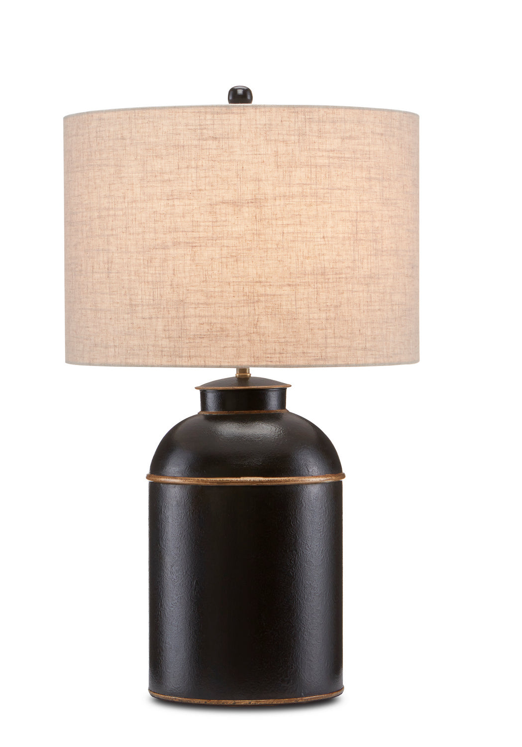 Currey and Company - 6000-0703 - One Light Table Lamp - London - Black/Gold