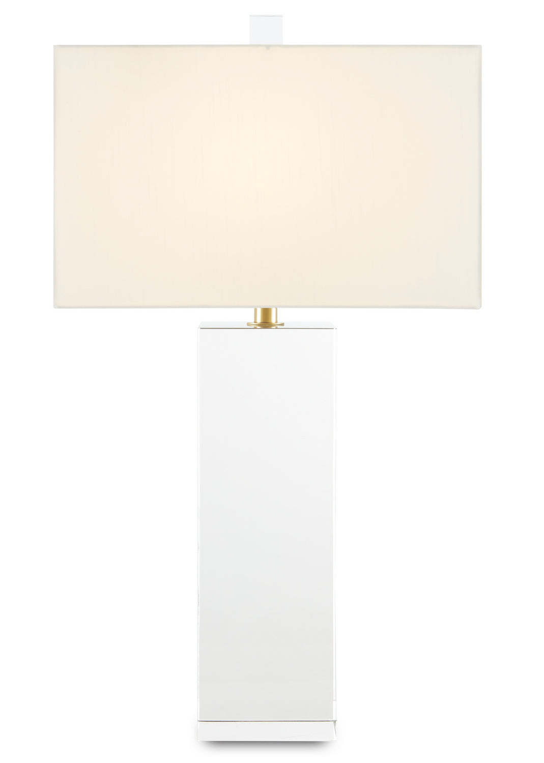 Currey and Company - 6000-0770 - One Light Table Lamp - Clara - Clear/Brass