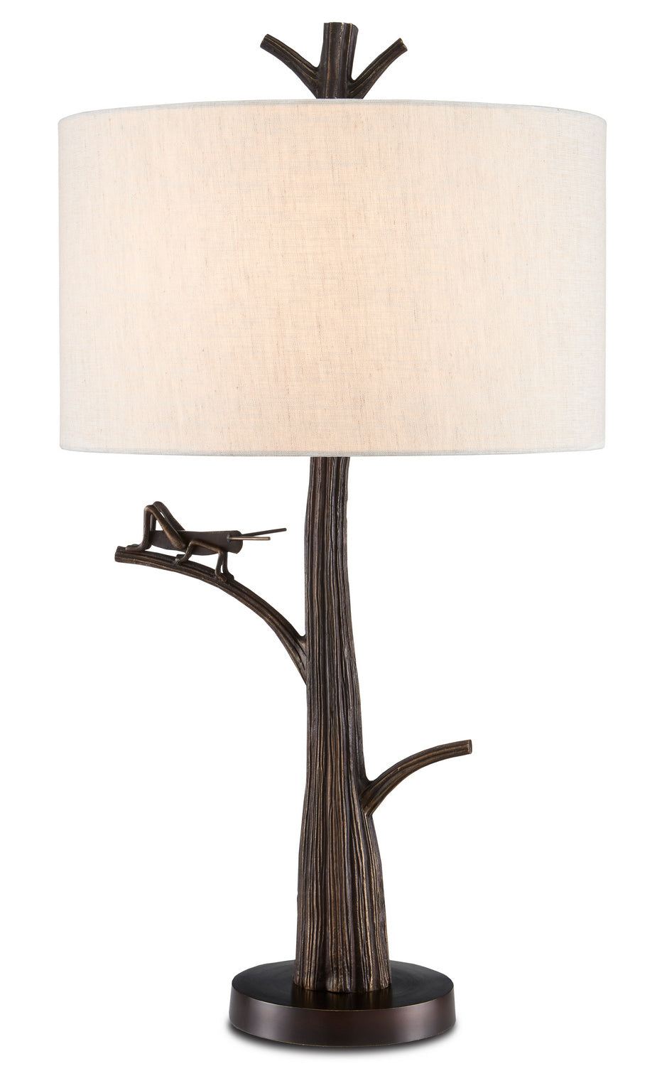 Currey and Company - 6000-0774 - One Light Table Lamp - Grasshopper - Bronze