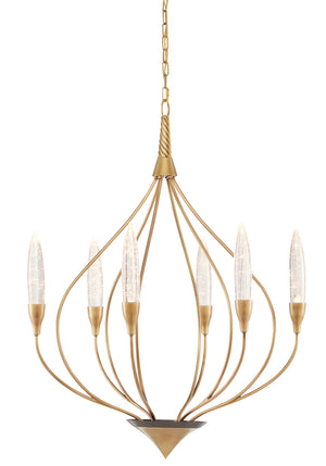 Currey and Company - 9000-0829 - LED Chandelier - Ischia - Antique Brass