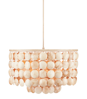 Currey and Company - 9000-0849 - Six Light Chandelier - Buko - Coco Cream