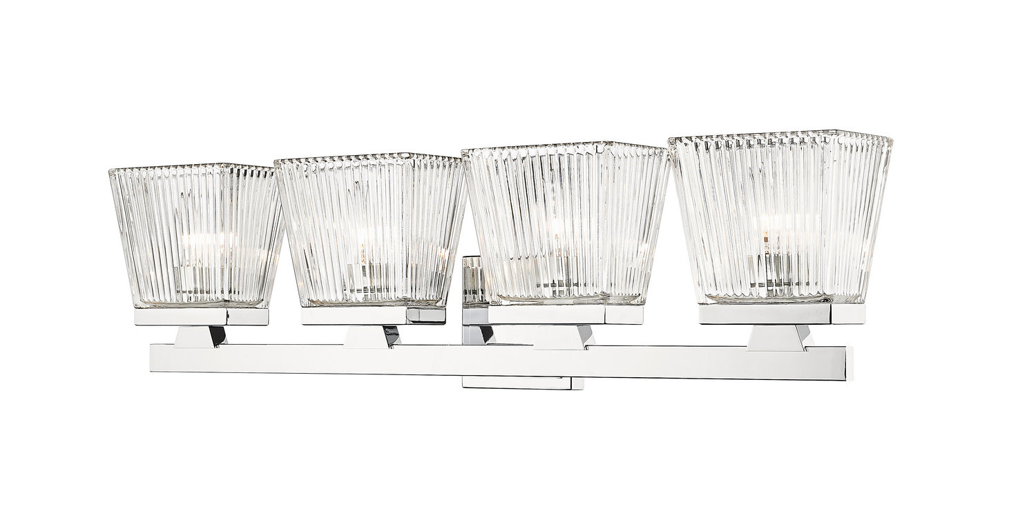 Z-Lite - 1936-4V-CH - Four Light Vanity - Astor - Chrome