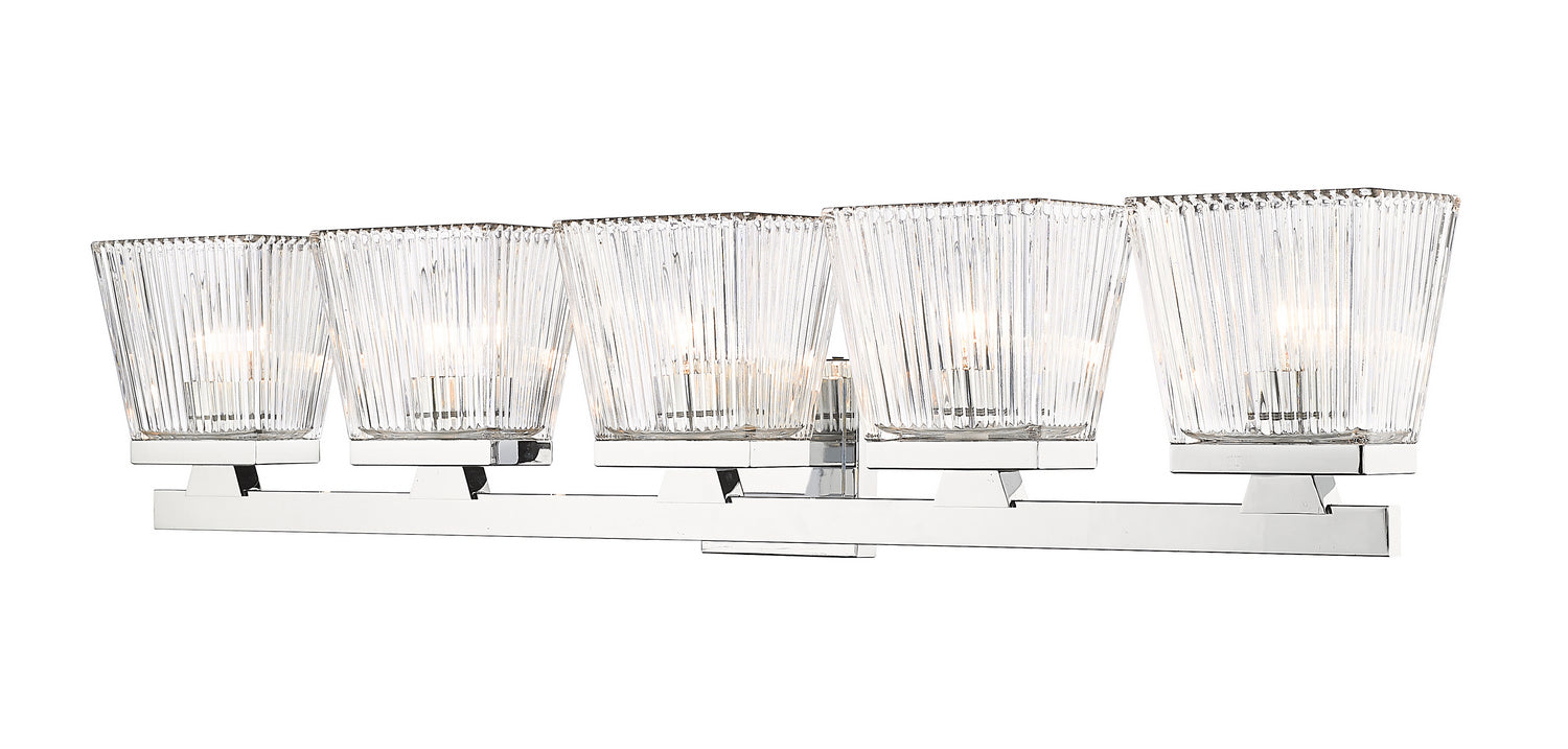 Z-Lite - 1936-5V-CH - Five Light Vanity - Astor - Chrome