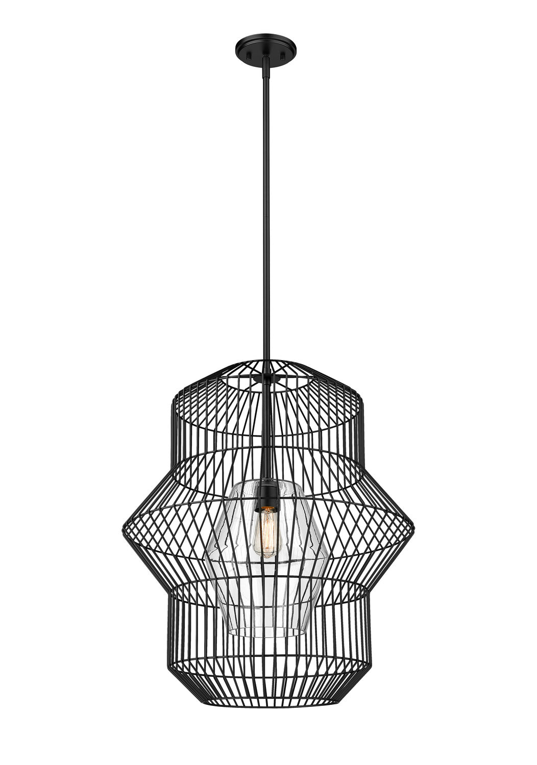 Z-Lite - 1941P24-MB - One Light Pendant - Orsay - Matte Black