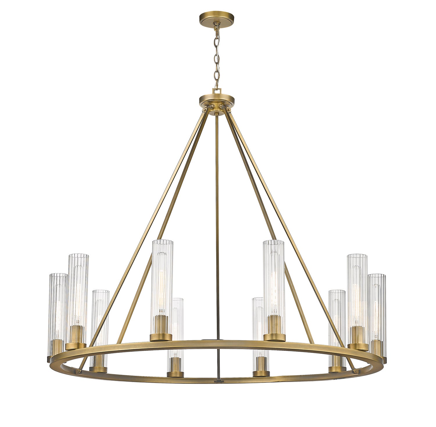 Z-Lite - 3031-10RB - Ten Light Chandelier - Beau - Rubbed Brass