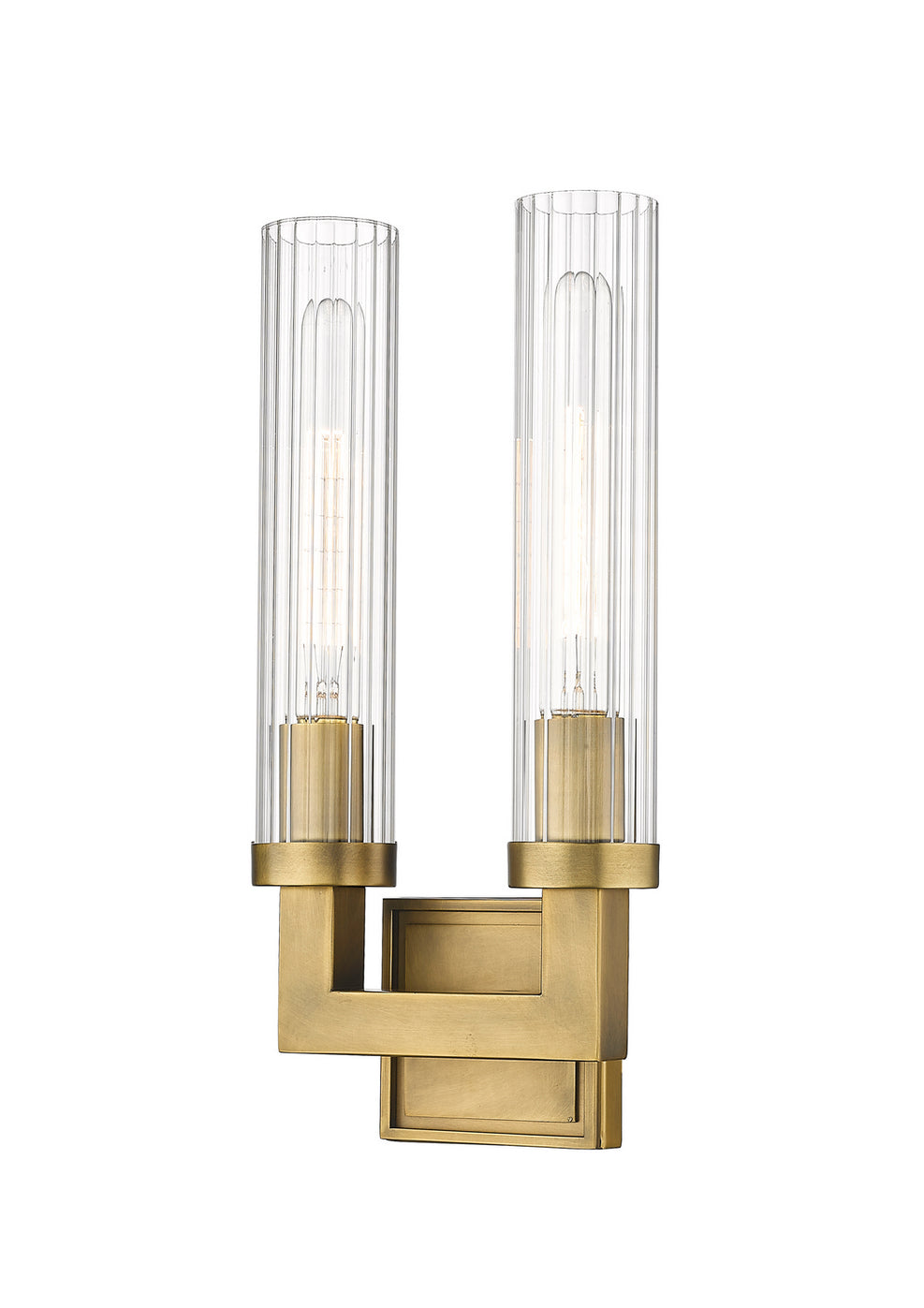 Z-Lite - 3031-2S-RB - Two Light Wall Sconce - Beau - Rubbed Brass