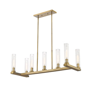 Z-Lite - 3031-7L-RB - Seven Light Linear Chandelier - Beau - Rubbed Brass