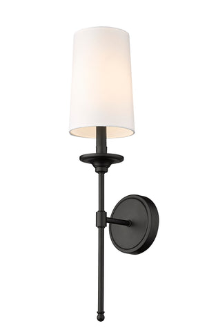 Z-Lite - 3033-1S-MB - One Light Wall Sconce - Emily - Matte Black