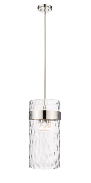 Z-Lite - 3035P12-PN - Four Light Pendant - Fontaine - Polished Nickel