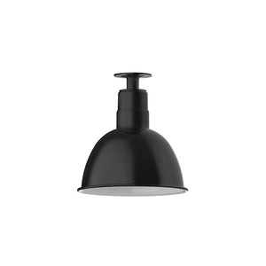 Montclair Light Works - FMB116-41 - One Light Flush Mount - Deep Bowl - Black