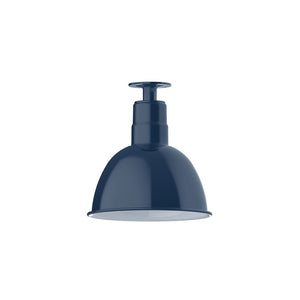 Montclair Light Works - FMB116-50 - One Light Flush Mount - Deep Bowl - Navy