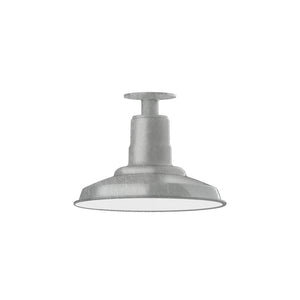 Montclair Light Works - FMB182-49 - One Light Flush Mount - Warehouse - Painted Galvanized