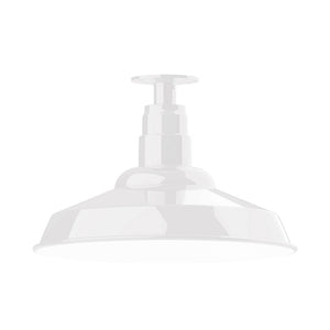 Montclair Light Works - FMB184-44 - One Light Flush Mount - Warehouse - White