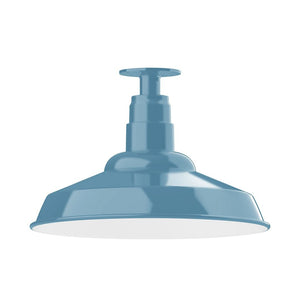 Montclair Light Works - FMB184-54 - One Light Flush Mount - Warehouse - Light Blue