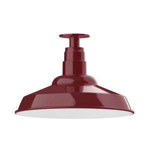 Montclair Light Works - FMB184-55 - One Light Flush Mount - Warehouse - Barn Red