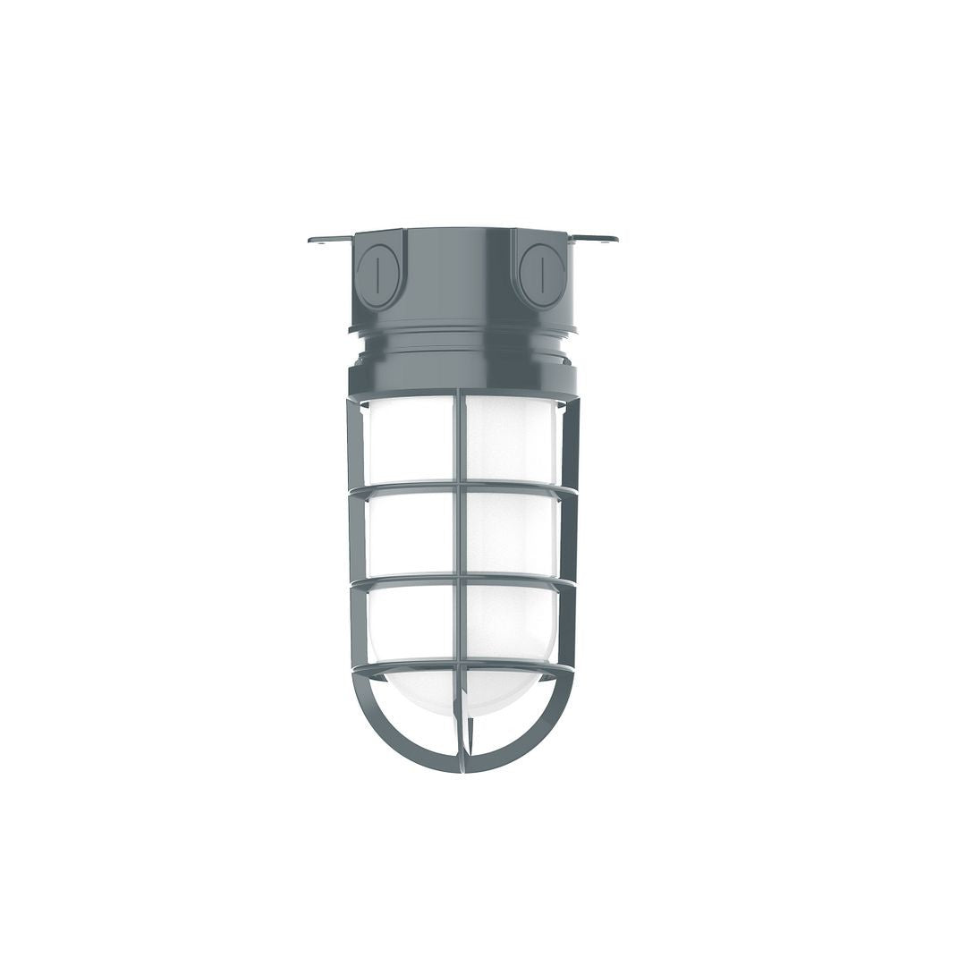 Montclair Light Works - FMC050-40 - One Light Flush Mount - Vaportite - Slate Gray