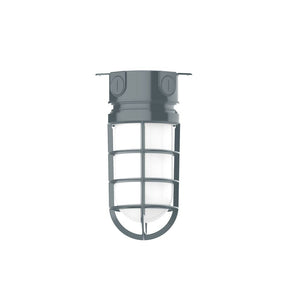 Montclair Light Works - FMC050-40 - One Light Flush Mount - Vaportite - Slate Gray