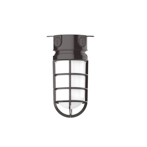 Montclair Light Works - FMC050-51 - One Light Flush Mount - Vaportite - Architectural Bronze