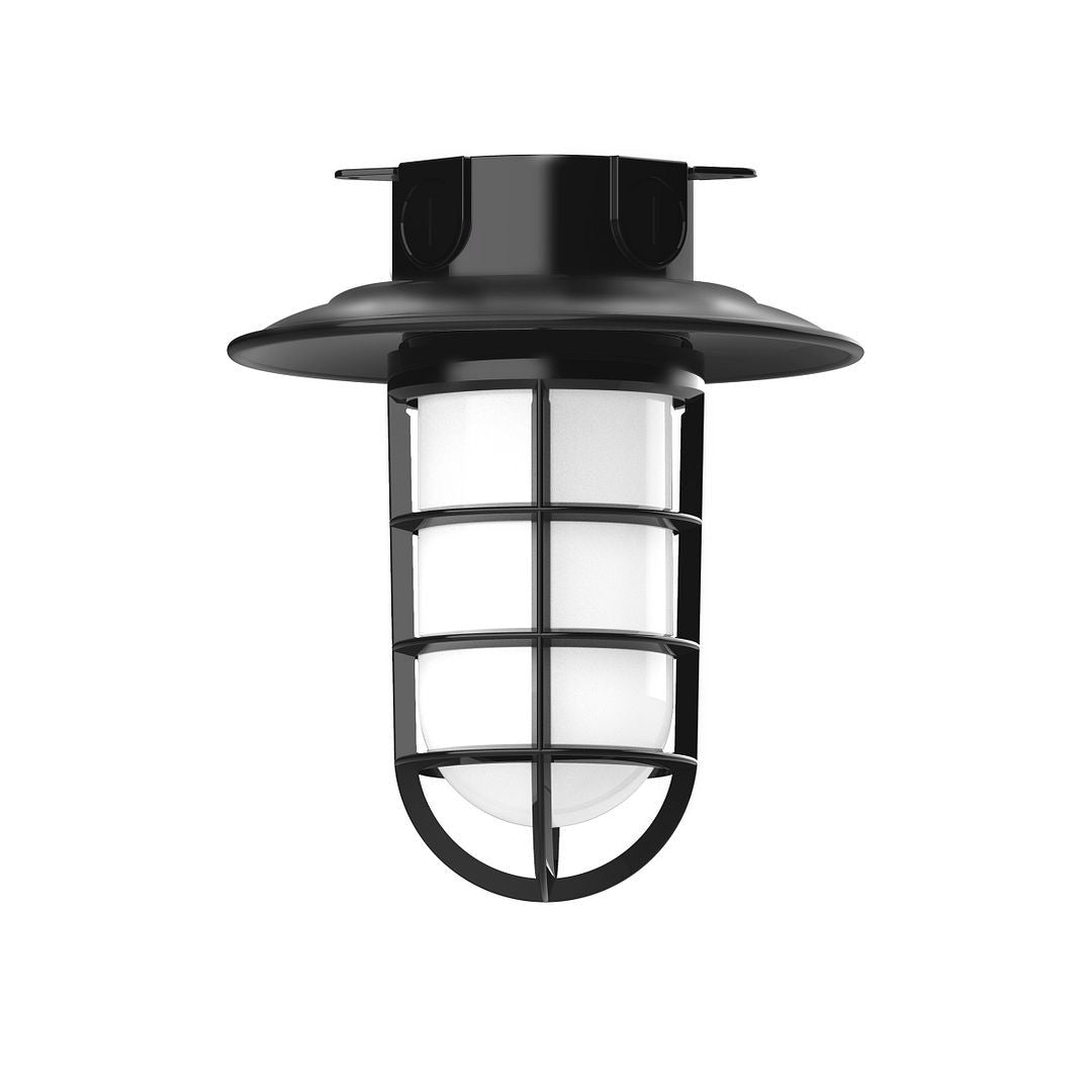 Montclair Light Works - FMC052-41 - One Light Flush Mount - Vaportite - Black