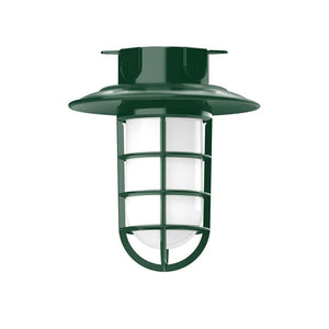 Montclair Light Works - FMC052-42 - One Light Flush Mount - Vaportite - Forest Green