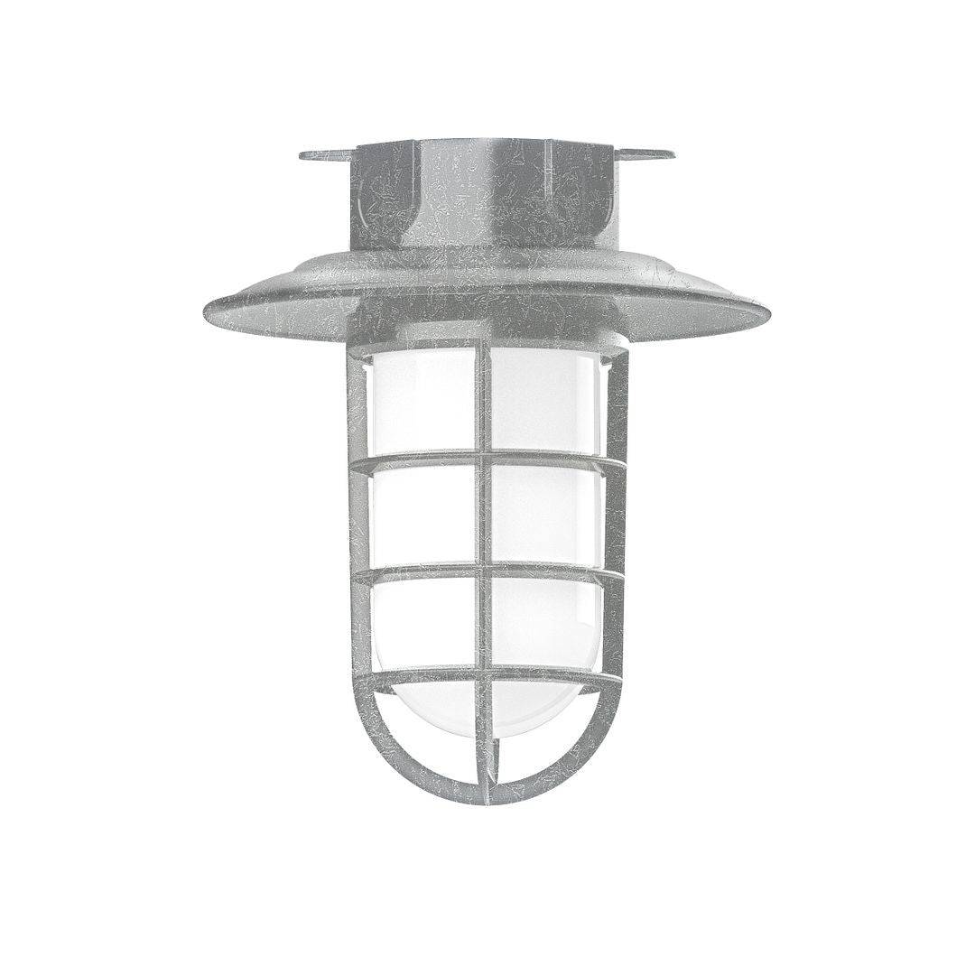 Montclair Light Works - FMC052-49 - One Light Flush Mount - Vaportite - Painted Galvanized